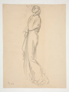 için şekil çalışması by Edwin Austin Abbey