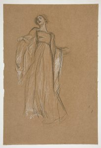 için şekil çalışması by Edwin Austin Abbey