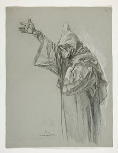 Kral Arthur için şekil çalışması by Edwin Austin Abbey