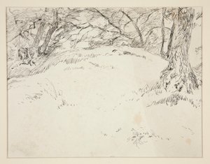 Orman sahnesi by Edwin Austin Abbey