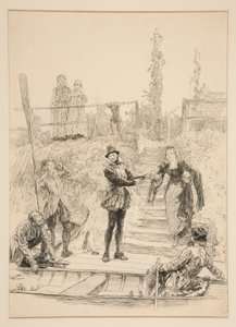 İllüstrasyon by Edwin Austin Abbey