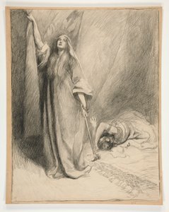 hapis ve kız kardeş by Edwin Austin Abbey
