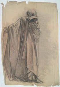 Arimathealı Joseph, Figür çalışması by Edwin Austin Abbey