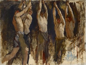 Örsteki Adamlar, The Spirit of Vulcan için çalışma, c.1904-8 by Edwin Austin Abbey
