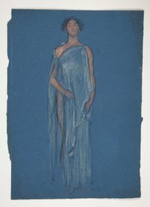 Bir kadın taslağı - bir oyun için kostüm çalışması mı? by Edwin Austin Abbey