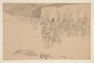Atlı asker - (tanımlanamayan resim) by Edwin Austin Abbey