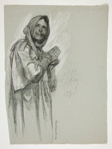 için çalışma by Edwin Austin Abbey
