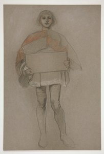 için çalışma by Edwin Austin Abbey