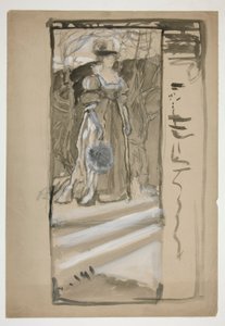 için çalışma by Edwin Austin Abbey