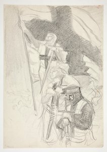 için çalışma by Edwin Austin Abbey