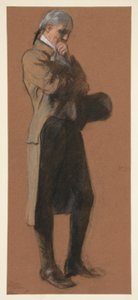 Dr. Benjamin Rush figürü için çalışma, by Edwin Austin Abbey