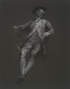 John Dickinson figürü için çalışma, by Edwin Austin Abbey