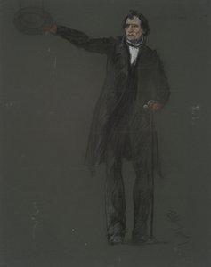 Thaddeus Stevens figürü için çalışma, by Edwin Austin Abbey