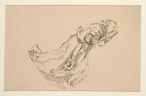 Bir meleğin incelenmesi (vitray için mi? tavan için mi?) by Edwin Austin Abbey