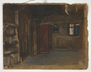 Bir iç çalışma by Edwin Austin Abbey
