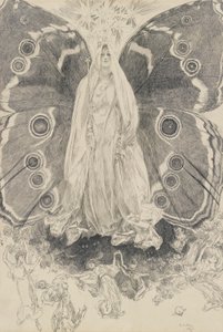 Titania, II. Perde, Sahne ii, Bir Yaz Gecesi için illüstrasyon by Edwin Austin Abbey