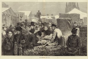 Birmingham Soğan Fuarı (gravür) by Edwin Buckman