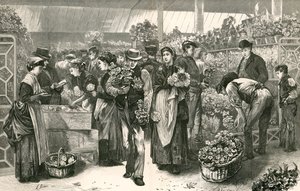 Çiçek pazarı, Covent Garden, Londra
