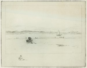 Haliç üzerinde (gravür) by Edwin Butler Bayliss
