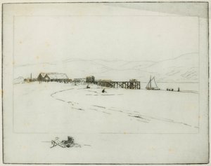 İskele (gravür) by Edwin Butler Bayliss