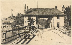 Fulham Köprüsü Tavernası by Edwin Edwards