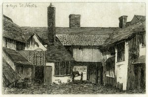 Çapraz Anahtarlar, St Neots, Cambridgeshire, 1881 by Edwin Edwards