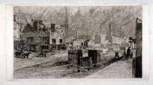Vine Tavern, Mile End Yolu, Stepney, Londra, 1871 by Edwin Edwards