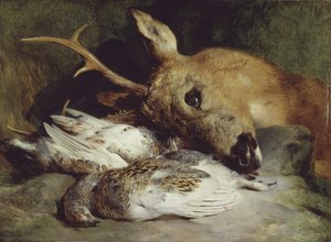 Bir Roebuck ve İki Ptarmigan