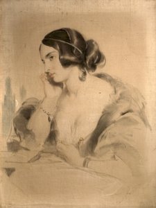Saygıdeğer Bayan Norton, 1850 dolayları by Edwin Landseer
