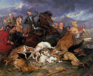 Chevy Chase'in Avı by Edwin Landseer