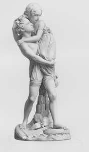Paul ve Virginia, WC Marshall, RA tarafından gruptan E Roffe tarafından oyulmuş (gravür) by Edwin Roffe