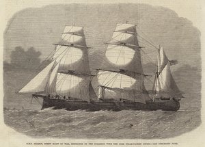 HMS Amazon, Screw Sloop of War, Cork Steam-Packet Osprey ile Çarpışma tarafından yok edildi
