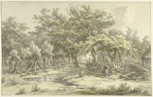 Eext (Drenthe) yakınındaki manzara by Egbert van Drielst