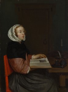 Okuyucu by Eglon van der Neer