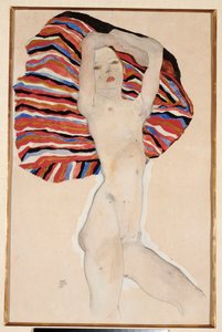 Renkli Malzemeye Karşı Yasa, 1911 by Egon Schiele