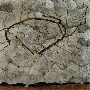 Çalkantılı Havada Sonbahar Ağacı, 1912 by Egon Schiele