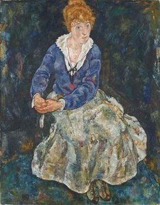 Sanatçının eşi Edith Schiele'nin portresi by Egon Schiele