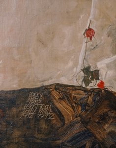 Die Eremiten (tuval üzerine yağlıboya) by Egon Schiele