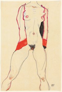 Kadın Gövde; Weiblicher Gövdesi, 1913 by Egon Schiele