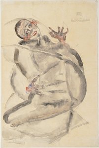 Sanat ve Sevdiklerim İçin Memnuniyetle Dayanacağım, 1912 by Egon Schiele