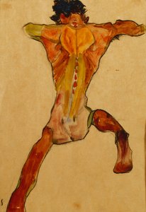 Erkek Çıplak Arkadan Göründü; Mannlicher Rükenakt, 1910