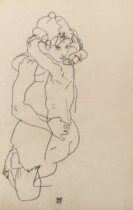 Anne ve Çocuk by Egon Schiele