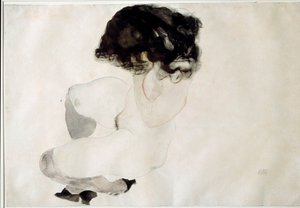 Çıplak Çömelme. Egon Schiele