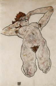 Çıplak uzanmış; Çıplak uzanmış, 1917