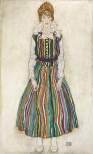 Sanatçı eşi Edith'in portresi, 1915 by Egon Schiele
