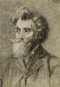 Adam Portresi; Mannerportre, 1907 by Egon Schiele