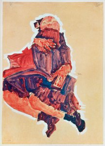 Schlafendes Kind [Uyuyan Çocuk] by Egon Schiele