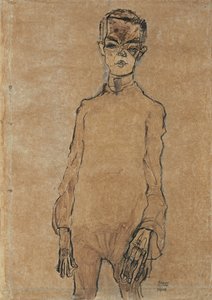 Otoportre, 1910 by Egon Schiele