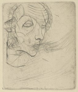 Kendi portresi, 1914 by Egon Schiele