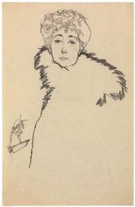 Serena Lederer, 1917 by Egon Schiele